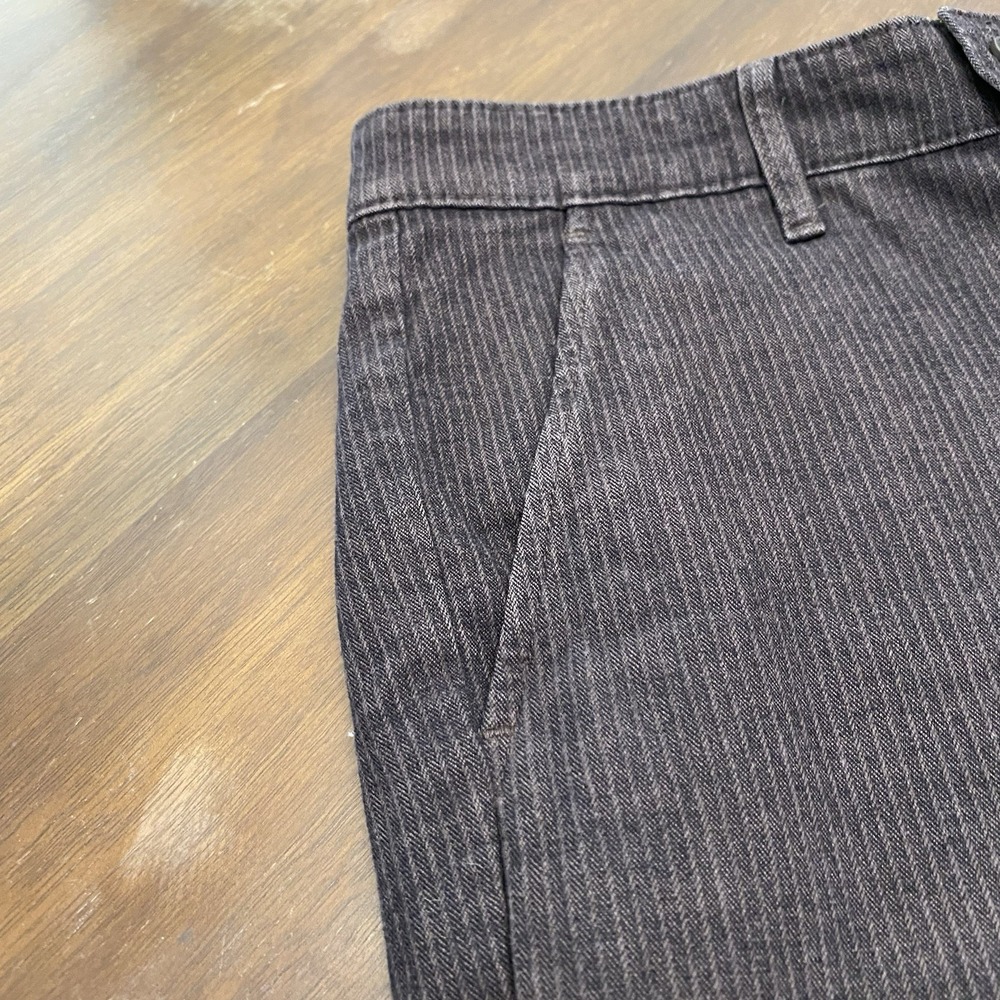 AG Adriano Goldschmied Men's 33 Marshall Slim Trouser Corduroy Pants Brown - Picture 5 of 15
